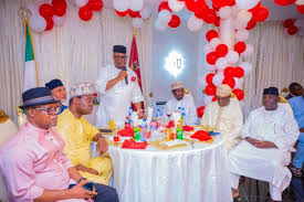 Akpabio Breaks Fast (iftar) With Muslim Colleagues