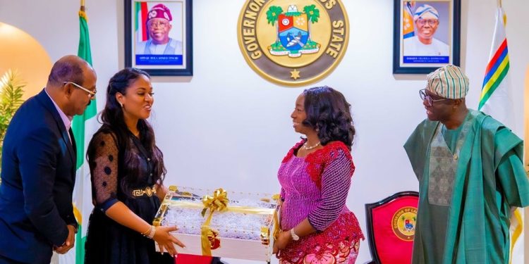 SANWO-OLU RECEIVES PRIME MINISTER BROWNE