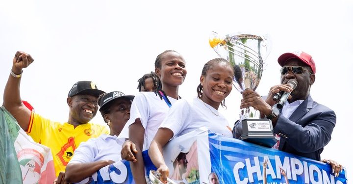 NWFL: Governor Obaseki Welcomes Triumphant Edo Queens after Super Six Success