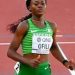 Nigeria Sprinter Favour ofili denies 100meters spot in Paris