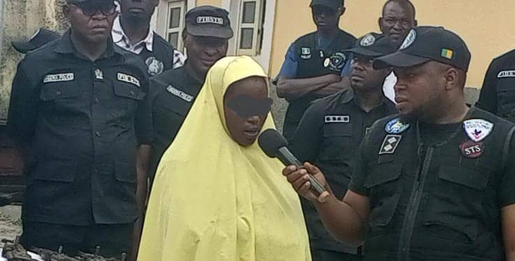 Police Apprehend Woman With AK-47, Magazines Hidden Inside Garri Sack