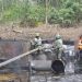 Nigerian Army arrest Oil thieves with Nigerian crude oil