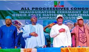 ONDO GUBER: APC INAUGURATES SANWO-OLU-LED 305-MEMBER NATIONAL CAMPAIGN COUNCIL