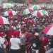 EDO PDP supporters stage protest at INEC office in Benin city
