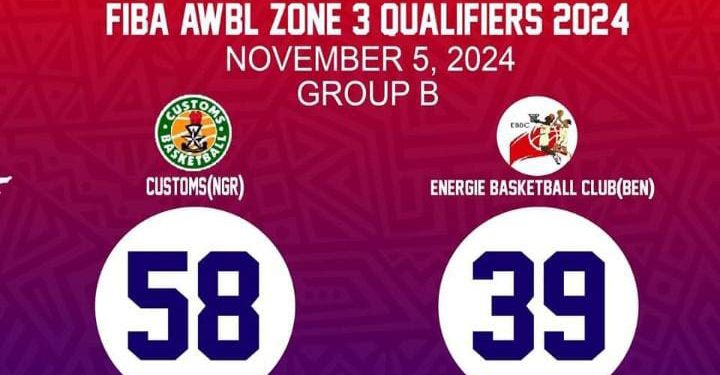 FIBA Africa BWL: Nigeria Customs Basketball Women`s Team pick first win in Liberia