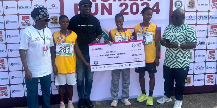NSC DG, Hon. Bukola Olopade Applauds Ogun Women Run, Advocates for More Support for Women in Sports
