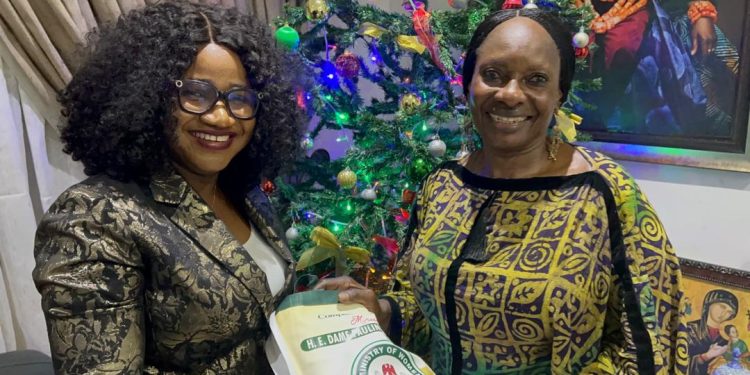 EX-MINISTER PAULINE TALLEN CONGRATULATES GRACE IKE AS FIRST FEMALE CHAIRMAN OF NUJ FCT