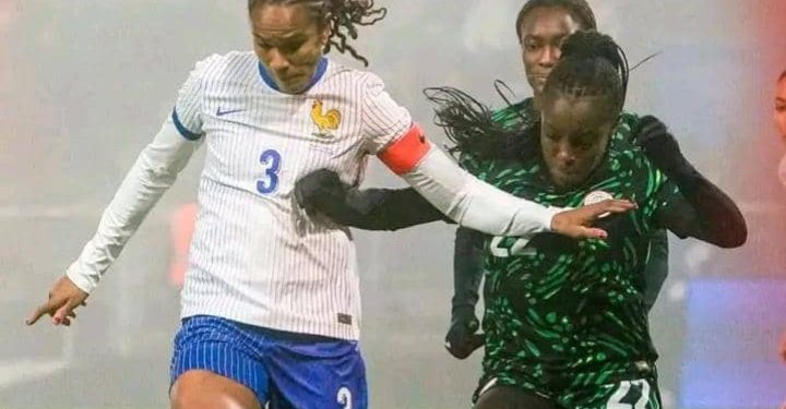 France women football team edge Nigeria’s Super Falcons 2-1 on an international friendly