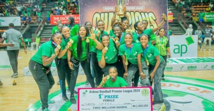 Ardova Premier League:FRSC Female Handball Team Scoop Gold