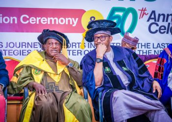 NIS 50TH ANNIVERSARY/CONVOCATION: DIKKO TASKS STAKEHOLDERS ON BRIDGE BUILDING, NATIONAL UNITY, TRAINING AND RESEARCH, SPORTS DEVELOPMENT