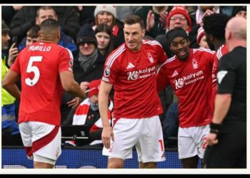 Nottington Forest roasts Brighton 7 nil in EPL 