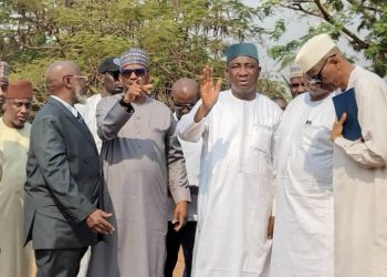 Dikko, Gusau inspect proposed NFF hotel, training pitch site in Abuja