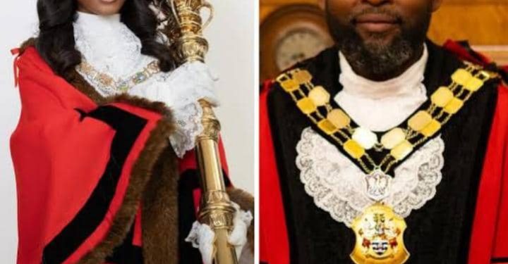 Tinubu celebrates two British-Nigerians, sworn in as Mayors
