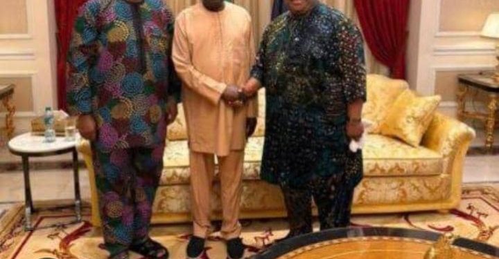Gov Adeleke, Davido meet President Tinubu in Lagos