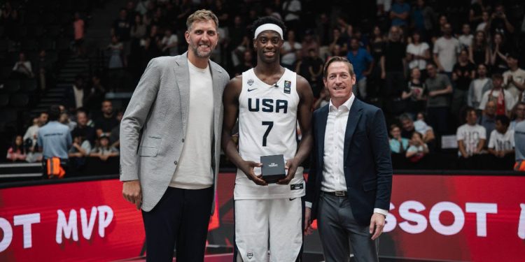 FIBA U19 World Cup : USA’s AJ Dybantsa named TISSOT Most Valuable Player