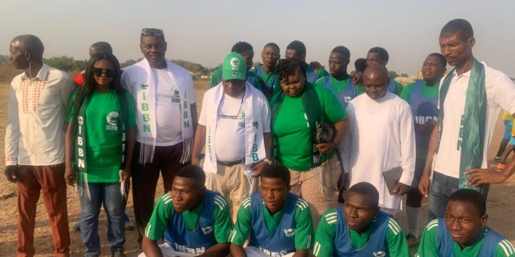 IBBN Urges Inclusive Politics, Youth Participation at Grassroots Football Outreach in Abuja