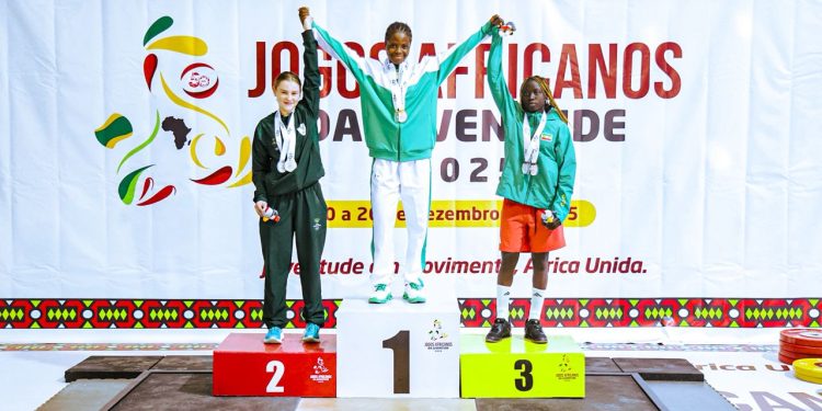 African Youth Games: Florence Oluwadamilanre Strikes Triple Gold in Weightlifting