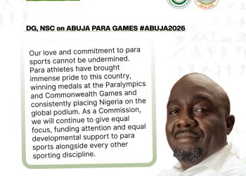 3rd National Para Games: NSC to Celebrate Inclusivity ,Committed To  Para Sports Success