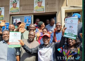 Senator Abba Moro picks nomination form, pledges continued quality representation in the senate
