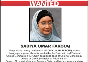 EFCC Declares Sadiya Umar Farouq Wanted 