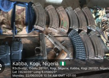 Security forces intercept large cache of arms in Kogi, three suspects arrested