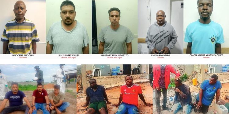 NDLEA Arraigns Alleged Drug Kingpin, Three Mexicans, Seven Others Over ₦480bn Methamphetamine Laboratory