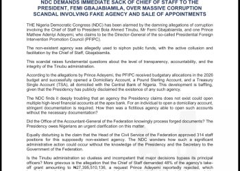 NDC Demands Gbajabiamila’s Sack Over Alleged Corruption Scandal, Calls for Probe
