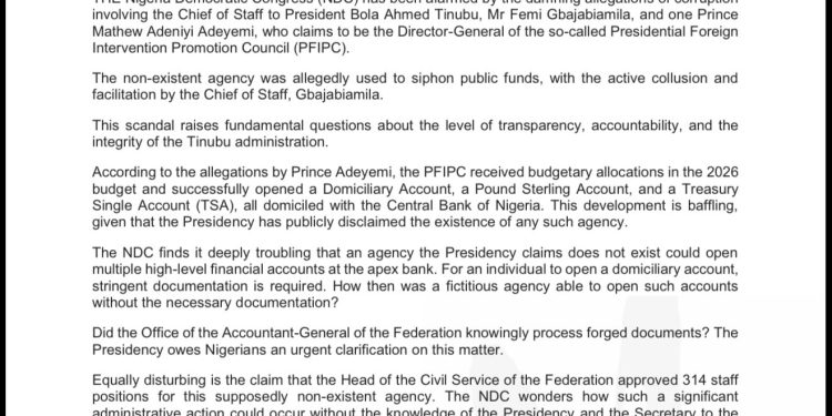 NDC Demands Gbajabiamila’s Sack Over Alleged Corruption Scandal, Calls for Probe