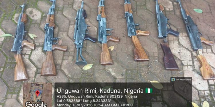 Troops Intercept Suspected Arms Traffickers in Kaduna, Recover Seven Firearms