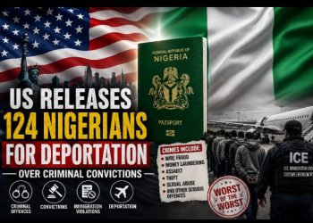 US Releases List of 124 Nigerians for Deportation Over Criminal Convictions