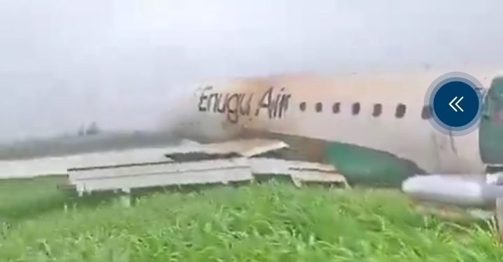 Enugu Air Plane Veers Off Runway at Benin Airport, Passengers Escape Unhurt