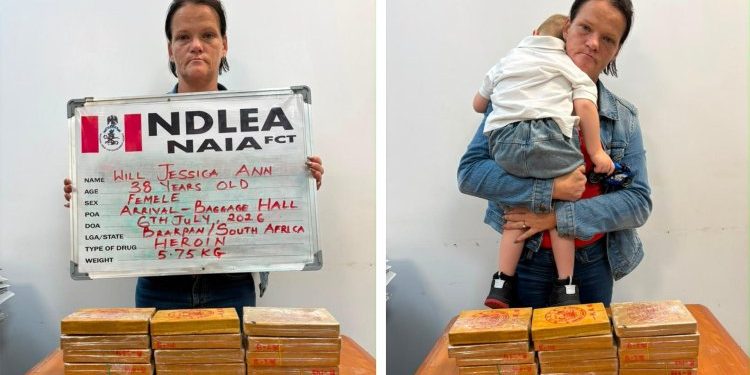 NDLEA Arrests South African Woman, Seizes ₦10.3bn Cannabis Shipment and Heroin at Airports, Seaport