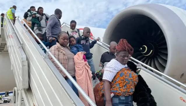 Final Repatriation Flight Brings 308 Nigerians Home from South Africa