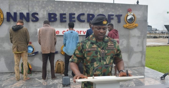 Navy Hands Over Five Suspected Stowaways Rescued from Merchant Vessel to Immigration