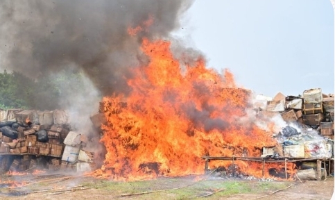 NDLEA Destroys N301bn Worth of Cocaine, Heroin, Opioids, Others in Lagos